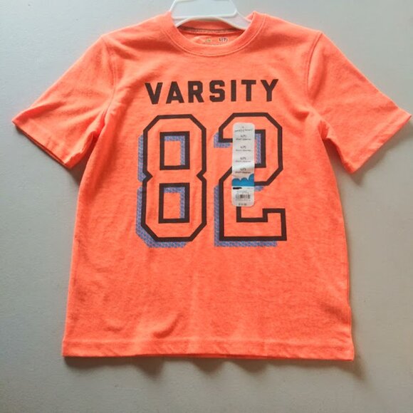 Jumping Beans boy's size 7 orange top - Picture 1 of 13